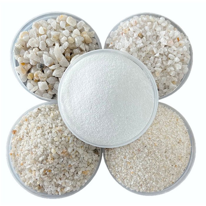 silica sand